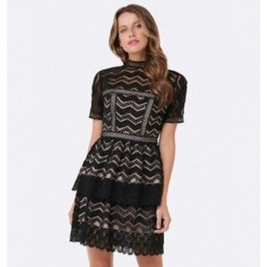 Ever New Melbourne Lace Black Dress